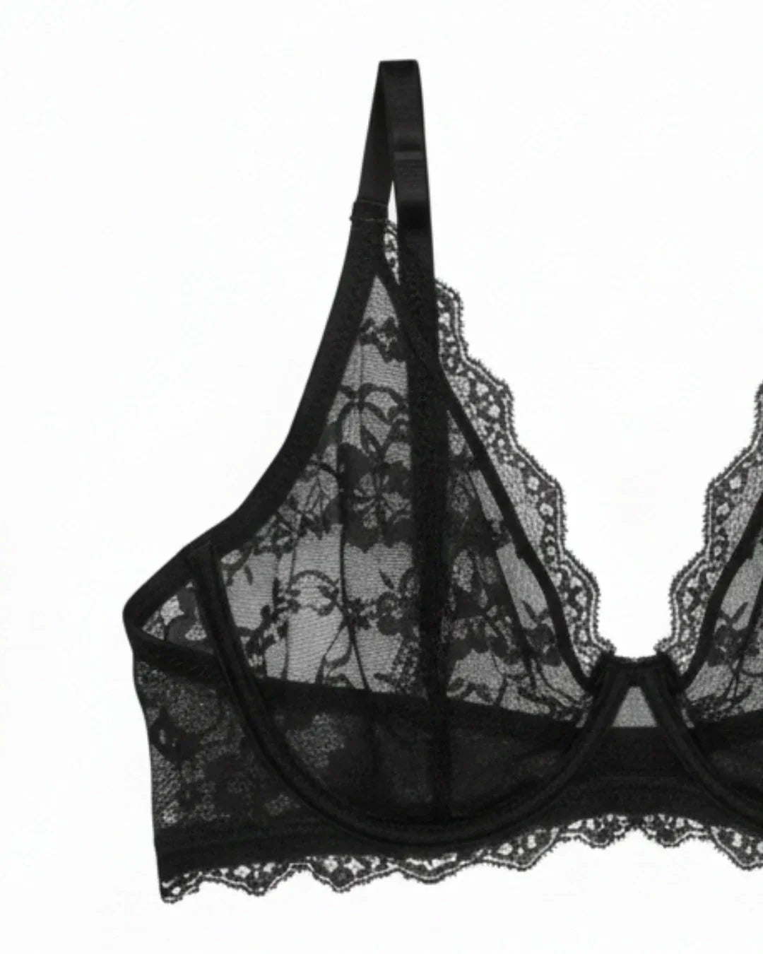 Non-Padded Bra - Aria - Black