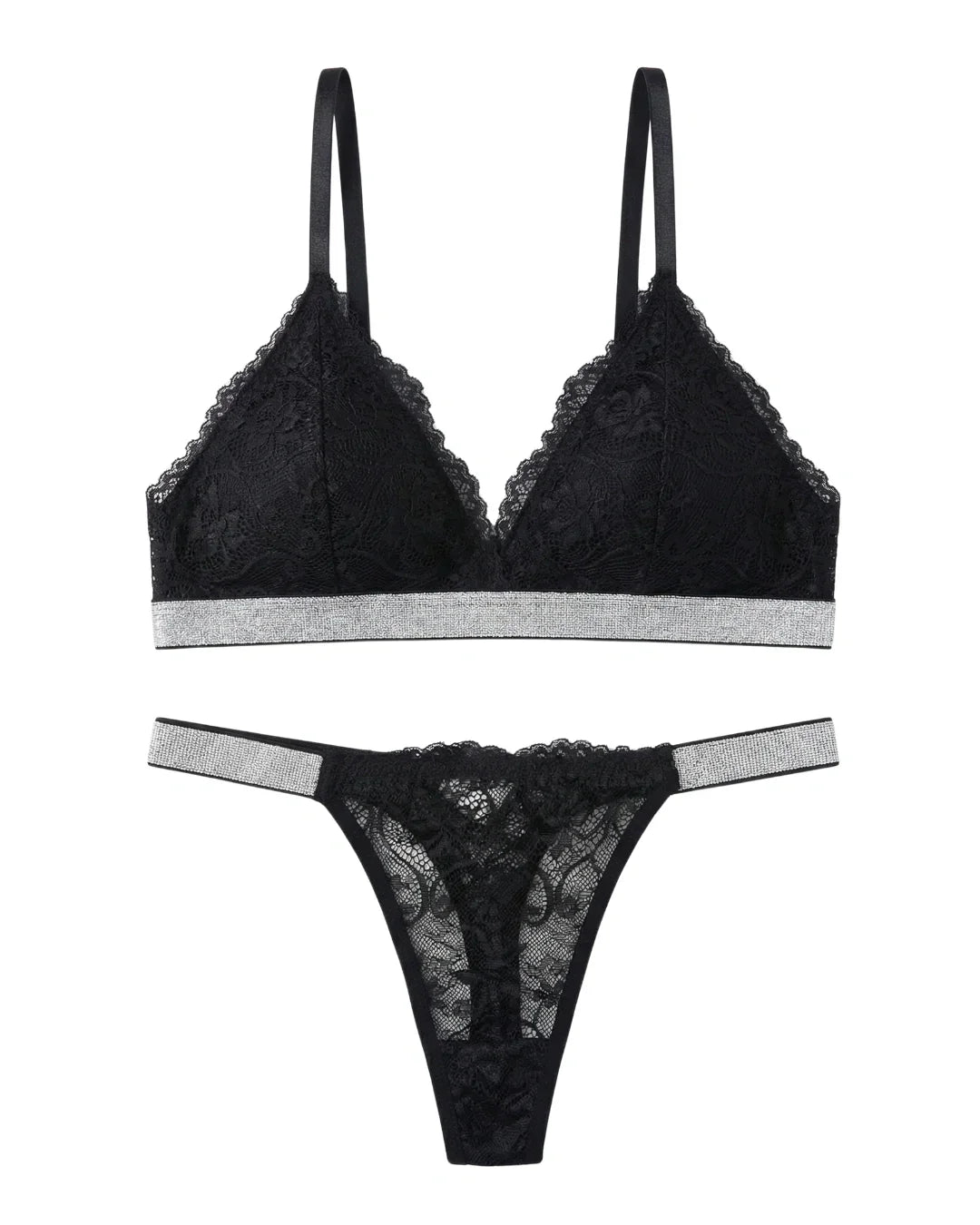 Non Padded Bra Set - Fleur