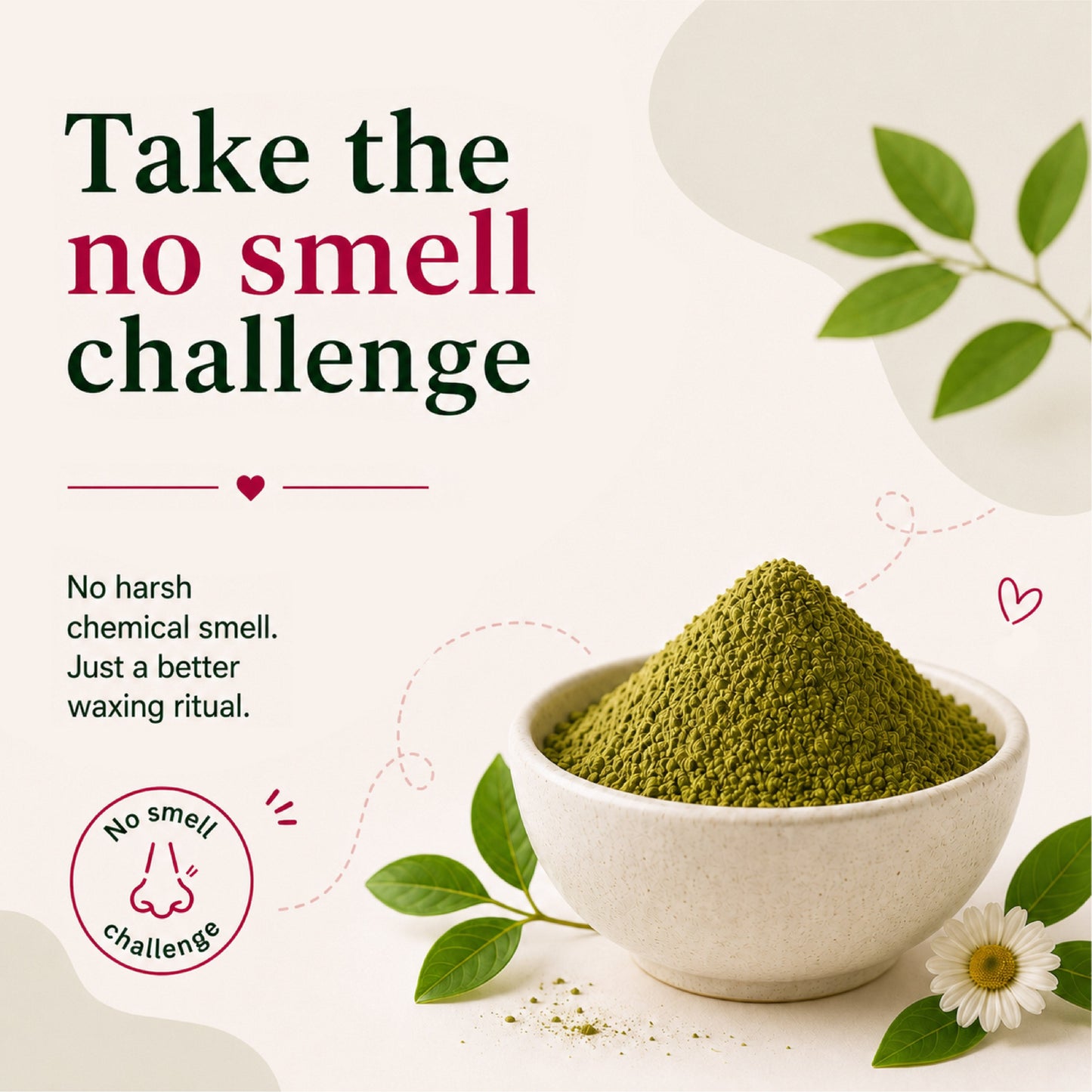 4-in-1 Herbal Bikini Hair Removal Wax Powder Mask