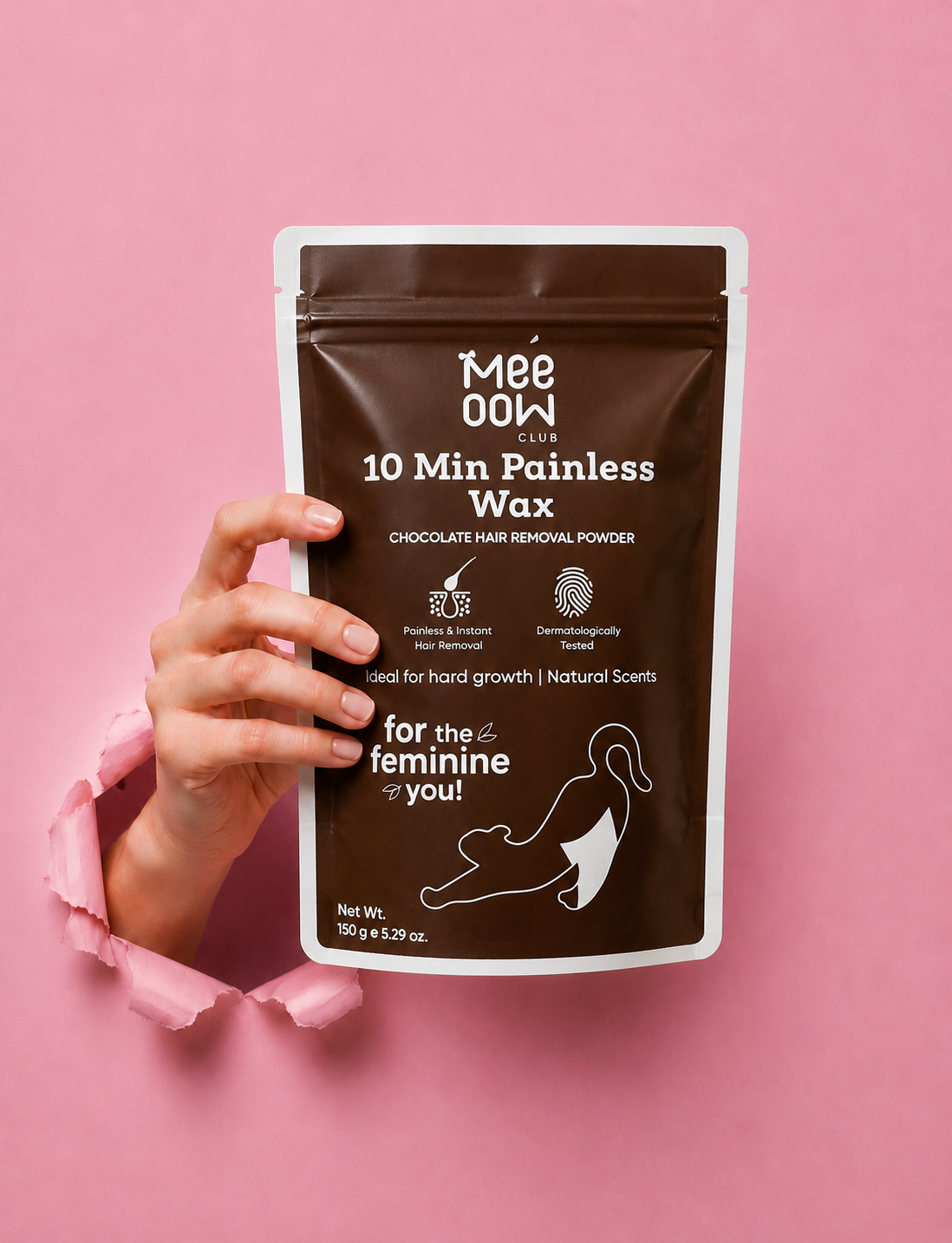 Mee Oow Hair Removal Wax Powder (100GM)