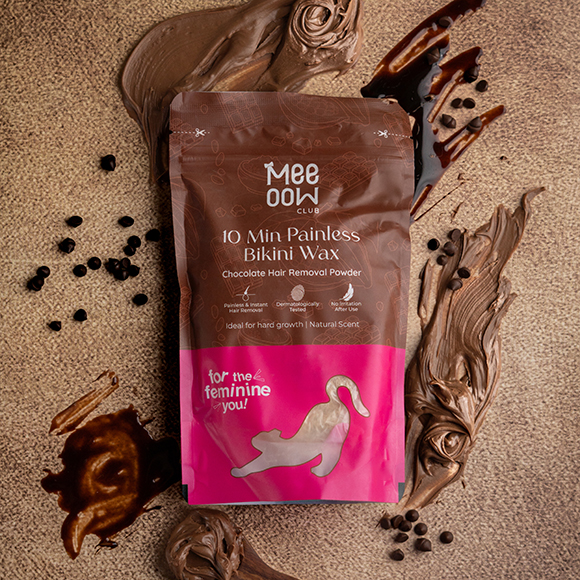 4-in-1 Chocolate Bikini Hair Removal Wax Powder Mask